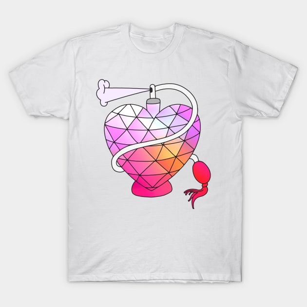 Perfume Spritzer T-Shirt by murialbezanson